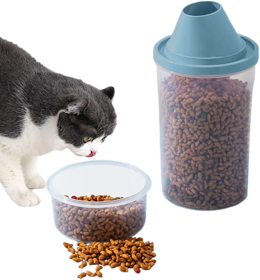 Contenedor De Almacenamiento De Alimentos Para Mascotas - Contenedor De Comida Para Perros De 1000 Ml | Contenedores De Almacenamiento De Comida Para Gatos | Contenedor Hermético Para Aperitivos