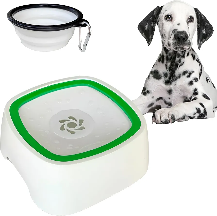 ConMarb| Bebedero Perro antigoteo Capacidad 1.5L|Regalo Dog Bowl portatil Plegable de Silicona para Viajes,escapadas|Bebederos para Perros antisalpicaduras y antiderrames con Base Antideslizante