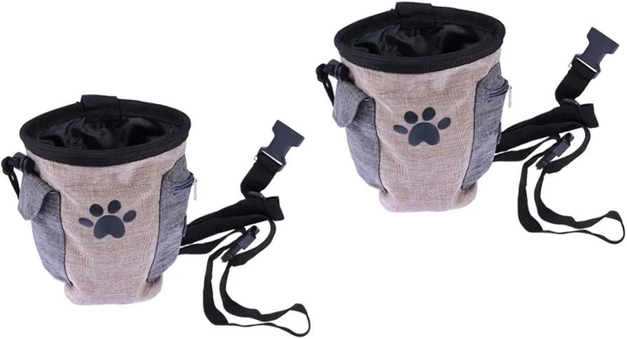 Kisangel 2 Uds Bolsa De Golosinas Para Mascotas Bolsa De Aperitivos Para Perros Bolsa De Entrenamiento Para Mascotas Bolsa De Golosinas Para Perros Bolsa De Comida Para Mascotas Bolsa