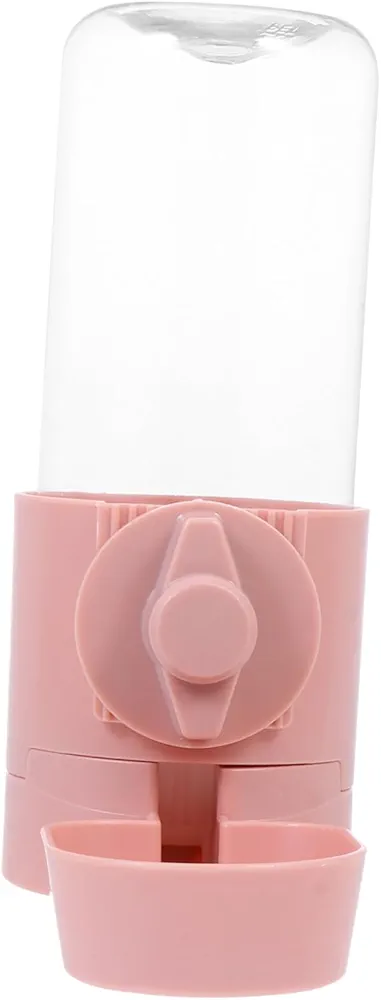 HAPINARY 1 Pc Bebedero Automatico Bebedero para Perros Mascota Botella De Agua para Perros Tazón De Agua De La Perrera Comedero De Agua para Jaula De Perro Puppy Feeder Páginas Rosa