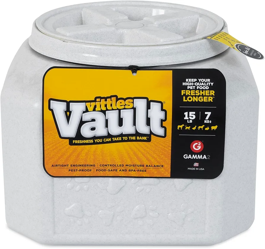 Gamma2 Vittles Vault Plus para Almacenamiento de Comida para Mascotas