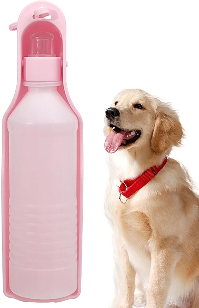 Bexdug Agua portátil para Mascotas - Dispensador Agua Viaje para Mascotas,Accesorios portátiles a Prueba Fugas para Caminar Perros para Mascotas Tazón para Beber al Aire Libre