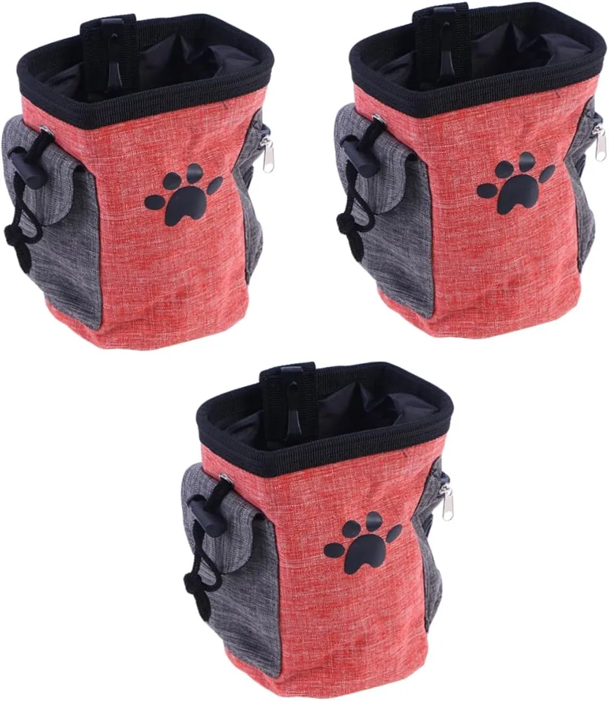 INOOMP 3 Bolsas De Golosinas Para Mascotas Bolsas De Golosinas Para Perros Bolsas De Golosinas Para Perros Bolsa De Entrenamiento Para Perros Bolsa De Golosinas Para Perros Bolsa De