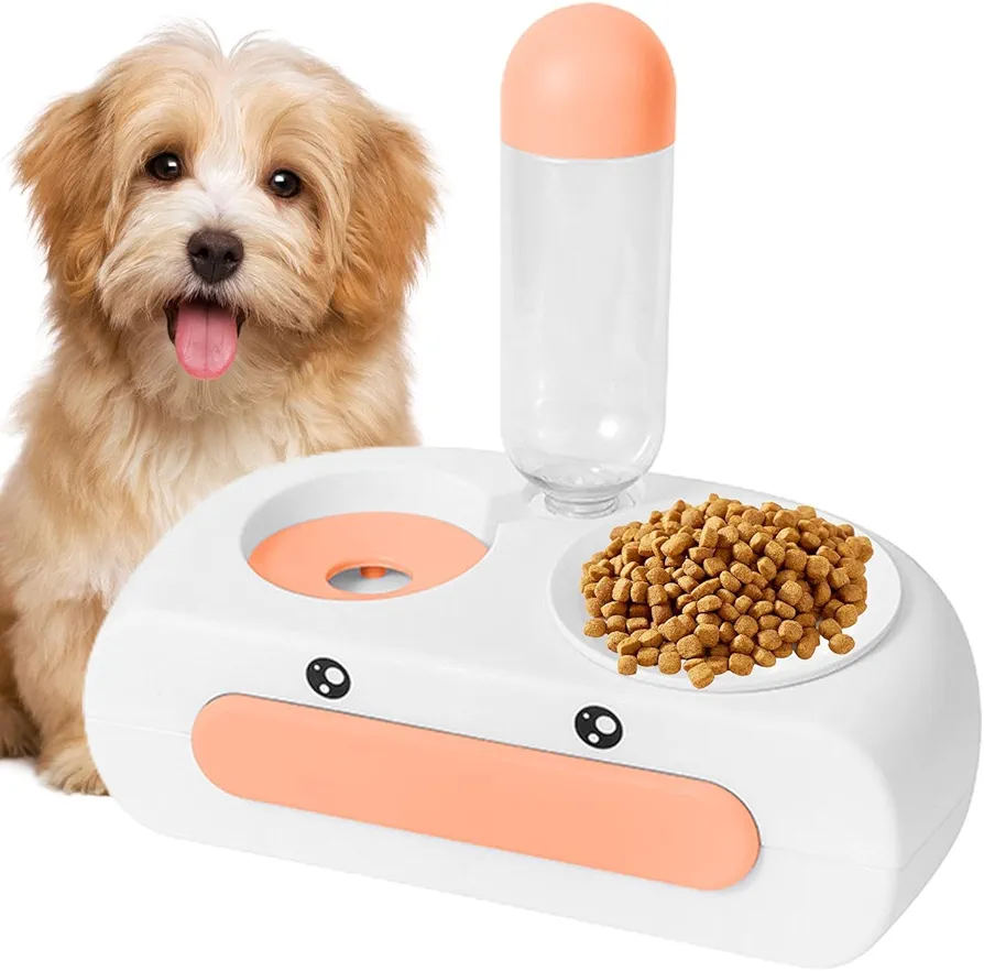 Dispensador de agua para mascotas, dispensador de cuenco de agua para perros pequeños con diseño de pato, dispensador automático de agua para mascotas, cuenco de agua para perros de tamaño mediano,