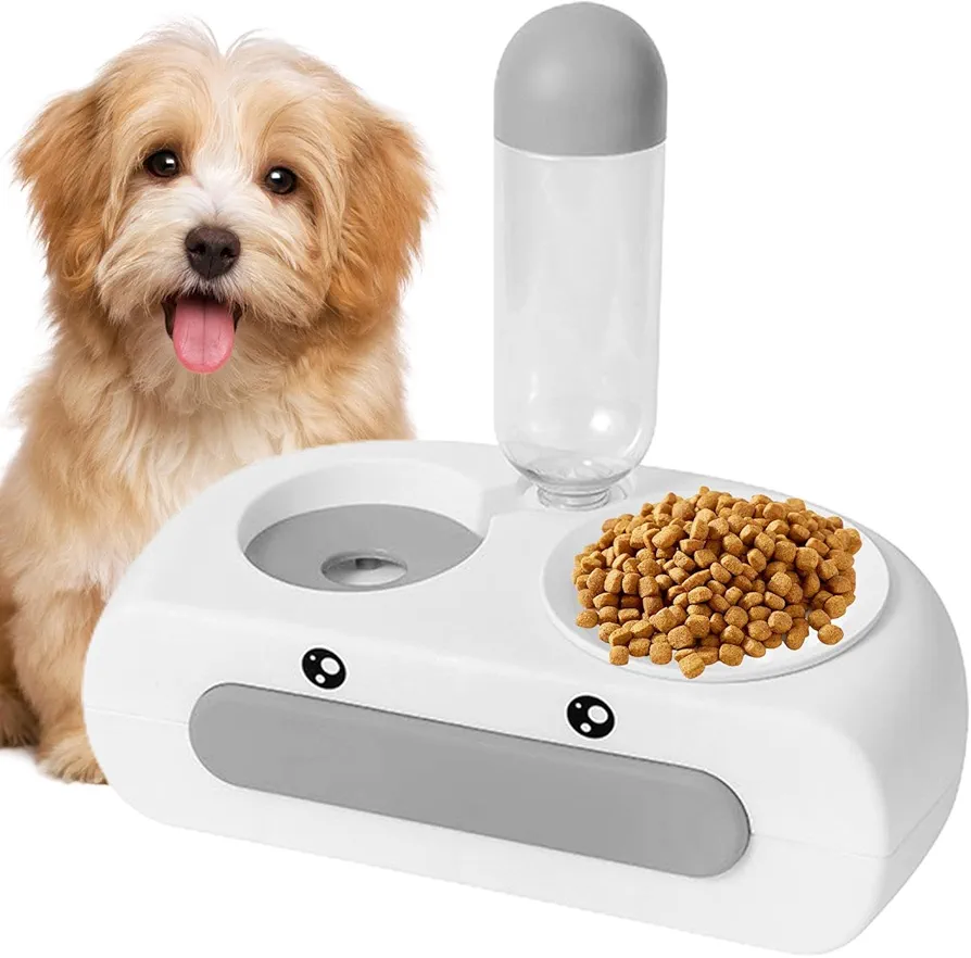 Muuzebsy Dispensador de cuenco de agua para perros, comedero para mascotas, dispensador de agua para perros pequeños, dispensador automático de agua para mascotas, cuenco de agua para perros de tamaño